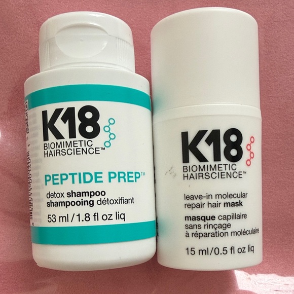 K 18 Other - 🆕 K 18 Biomimetic Hairscience Detox Shampoo and leave-in molecular repair mask